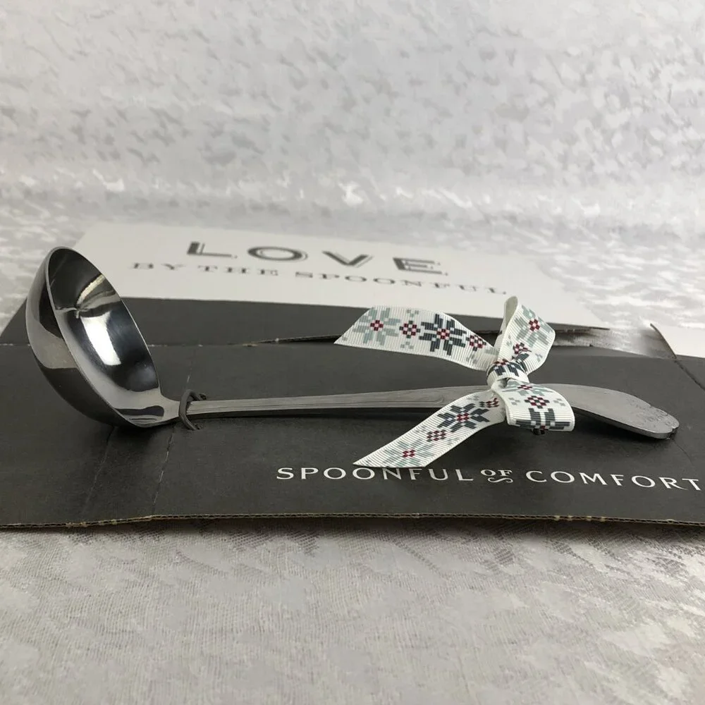 Spoonful of Comfort Stainless Steel Serving Ladles (2) NWT Perfect for Easter